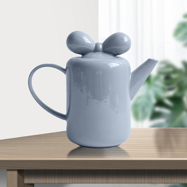 Elegant Knot Pattern Ceramic Tea Pot - Befez