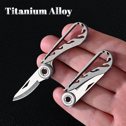 Compact Lightweight Metal Pocket Keychain
