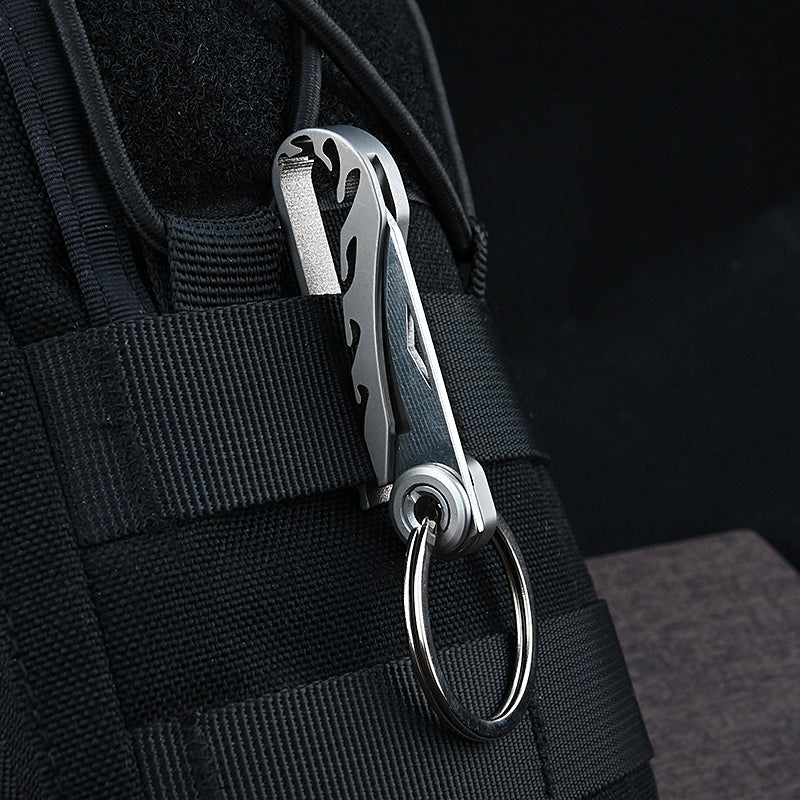 Compact Lightweight Metal Pocket Keychain