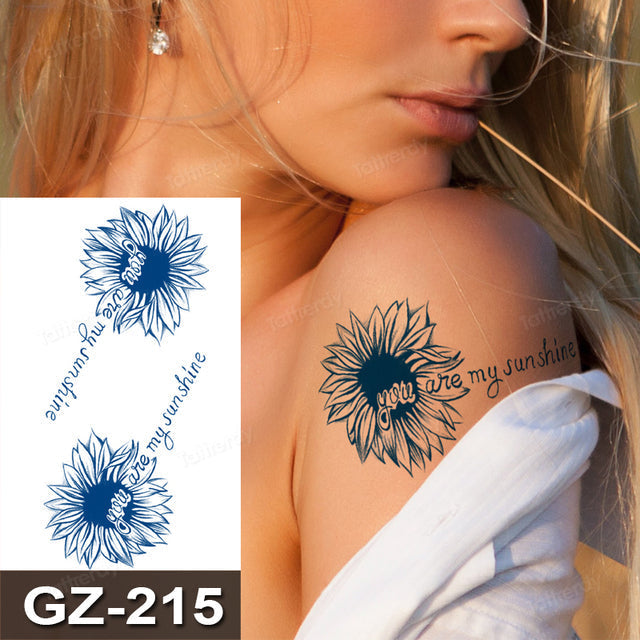 Colorful Animal Fake Tattoo Sticker