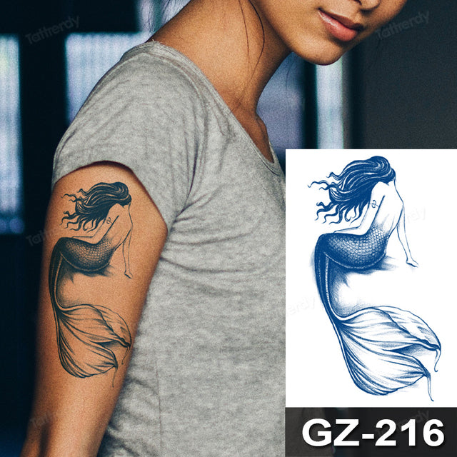 Colorful Animal Fake Tattoo Sticker