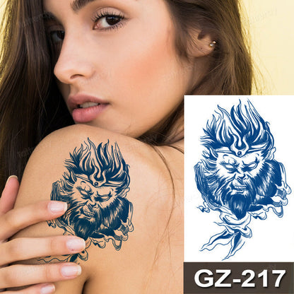 Colorful Animal Fake Tattoo Sticker