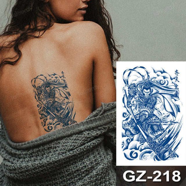 Colorful Animal Fake Tattoo Sticker