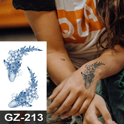 Colorful Animal Fake Tattoo Sticker
