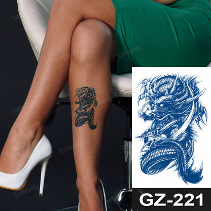Colorful Animal Fake Tattoo Sticker