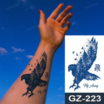 Colorful Animal Fake Tattoo Sticker