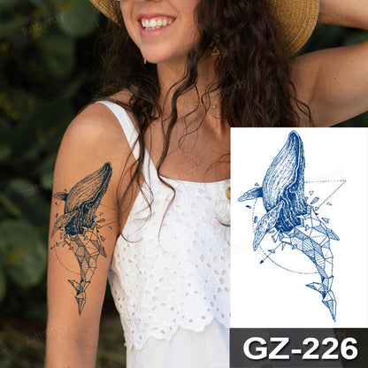 Colorful Animal Fake Tattoo Sticker