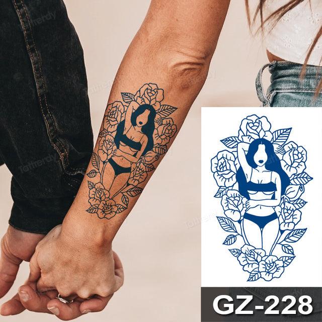 Colorful Animal Fake Tattoo Sticker