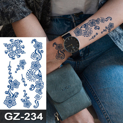 Colorful Animal Fake Tattoo Sticker