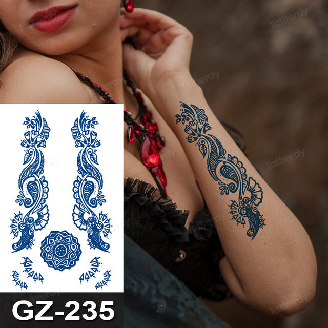 Colorful Animal Fake Tattoo Sticker