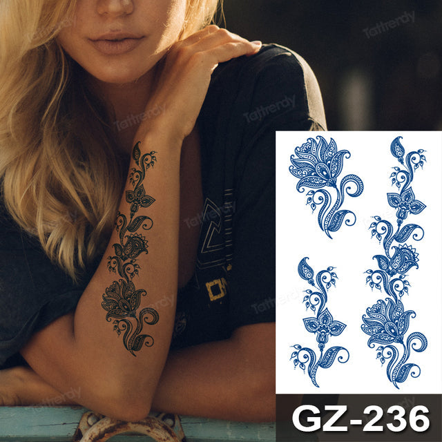 Colorful Animal Fake Tattoo Sticker