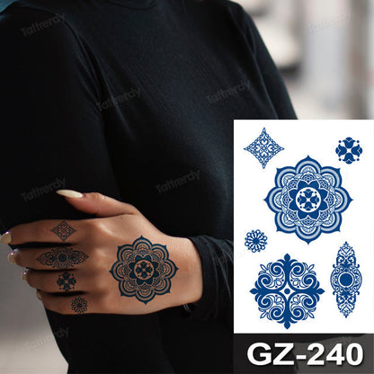 Colorful Animal Fake Tattoo Sticker