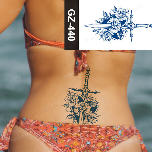 Beautiful Floral Temporary Tattoo Sleeve - Befez