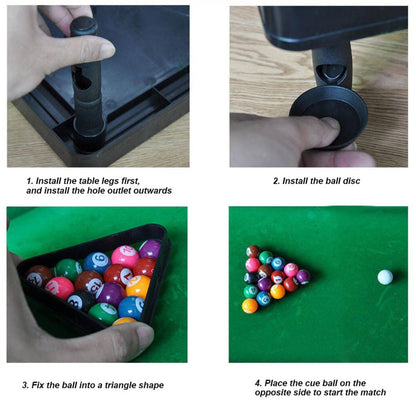 Compact Home Pool Table Game