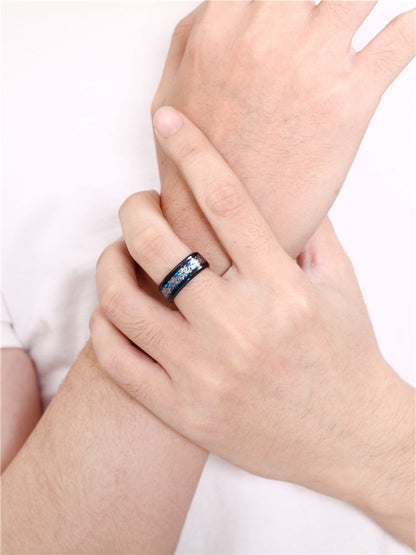 Classic Chinese Dragon Signet Ring for Men