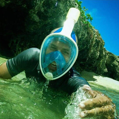 Clear Full Face Scuba Diving Mask with Ear Plugs