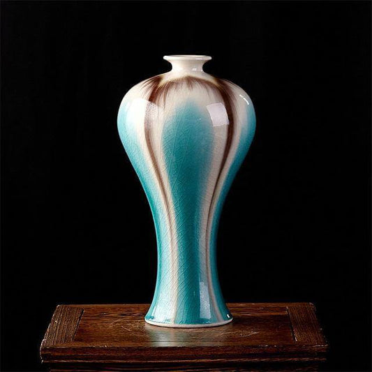 Traditional Chinese Ice Crack Decorative Vase - Befez