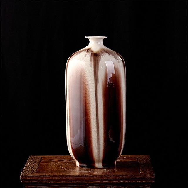 Traditional Chinese Ice Crack Decorative Vase
