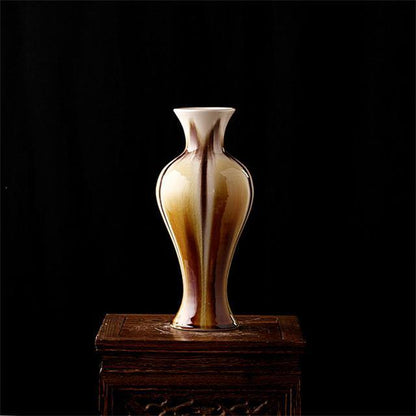 Traditional Chinese Ice Crack Decorative Vase