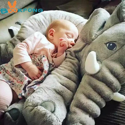 Cuddly Soft Elephant Baby Pillow