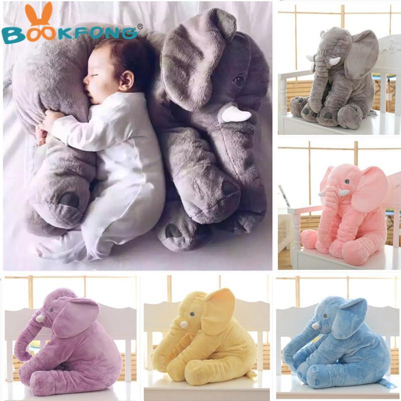 Cuddly Soft Elephant Baby Pillow