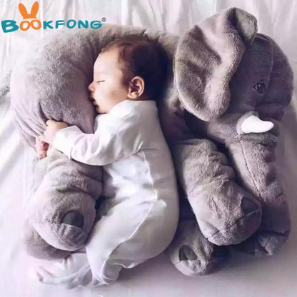 Cuddly Soft Elephant Baby Pillow