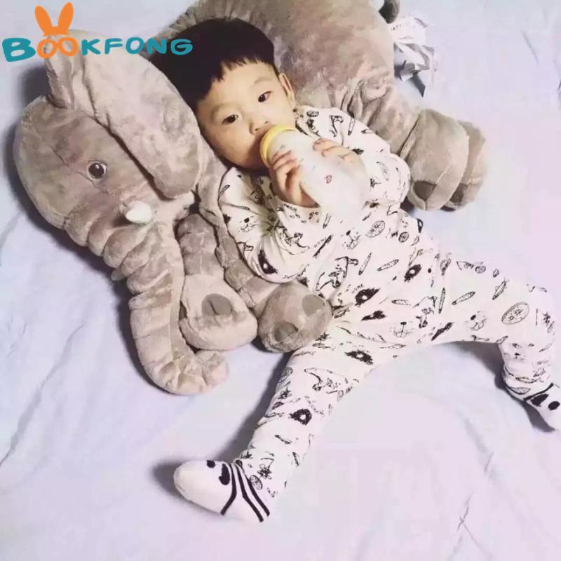 Cuddly Soft Elephant Baby Pillow