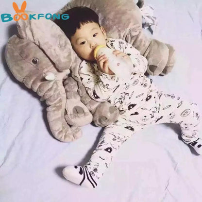 Cuddly Soft Elephant Baby Pillow