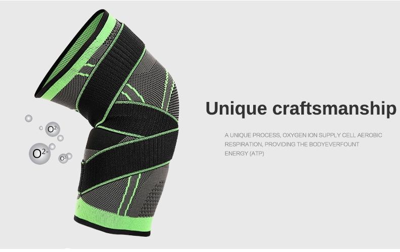 Supportive 3D Knee Support Wrap