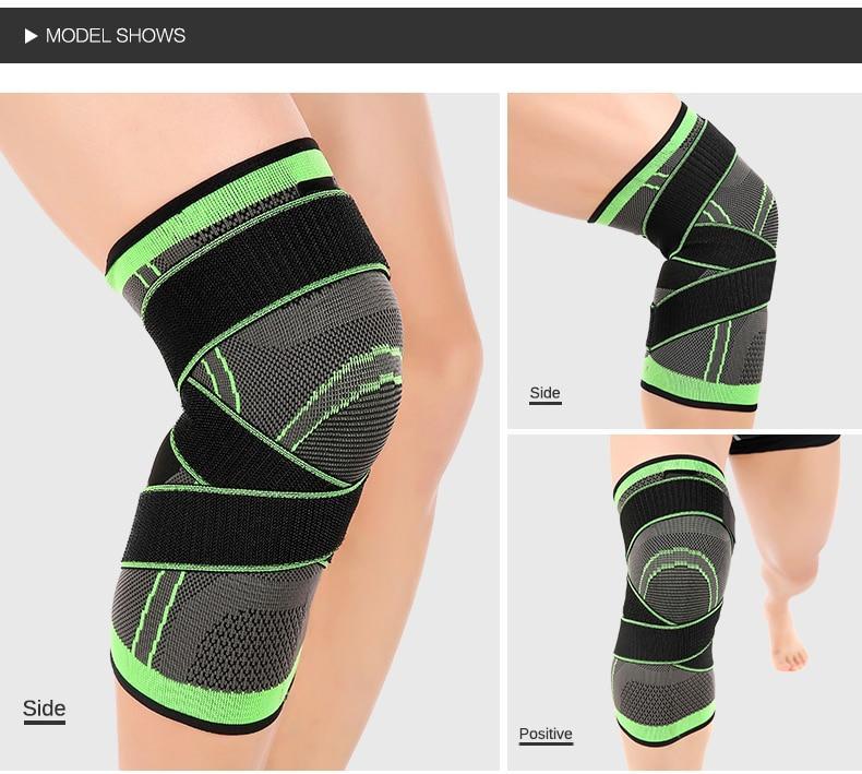 Supportive 3D Knee Support Wrap