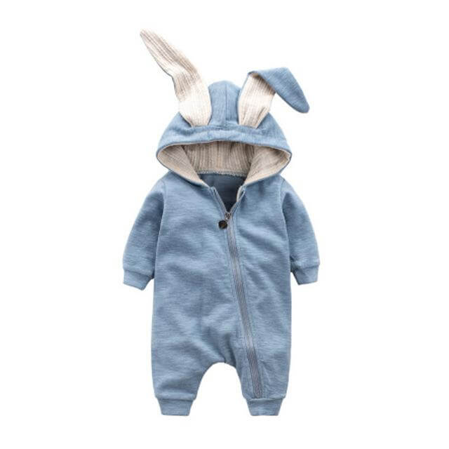 Cozy Baby Bunny Onesie Winter Romper Suit - Befez