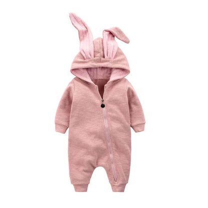 Cozy Baby Bunny Onesie Winter Romper Suit