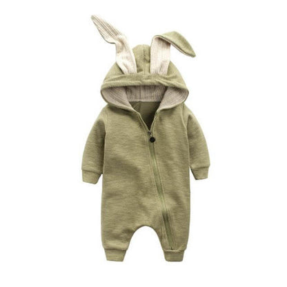 Cozy Baby Bunny Onesie Winter Romper Suit