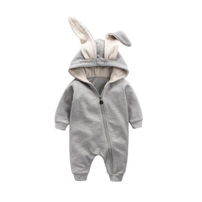 Cozy Baby Bunny Onesie Winter Romper Suit