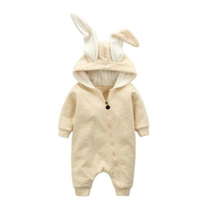 Cozy Baby Bunny Onesie Winter Romper Suit