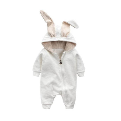 Cozy Baby Bunny Onesie Winter Romper Suit