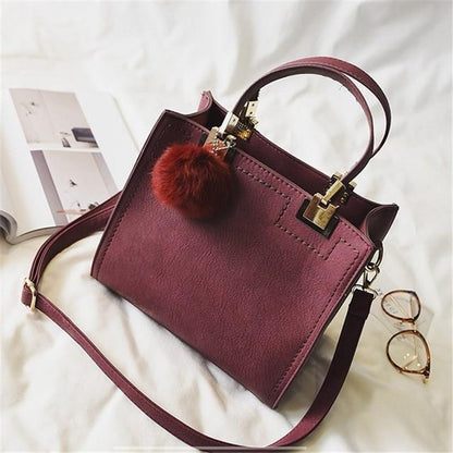 Soft Genuine Leather Ladies Shoulder Handbag