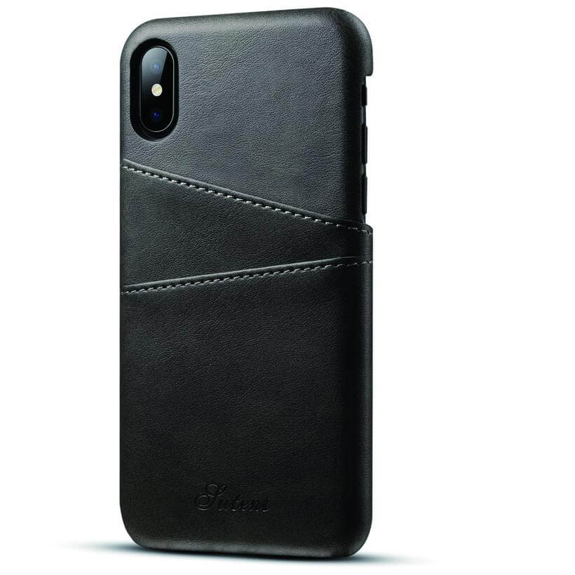 Premium Leather iPhone X Phone Wallet Case