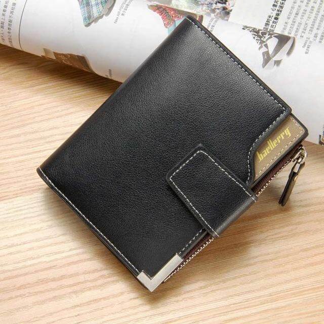 Slim Men's Leather Clutch Wallet