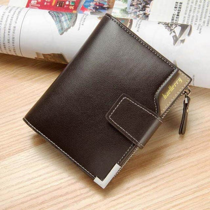 Slim Men's Leather Clutch Wallet