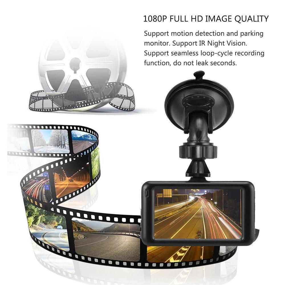 Compact Car Dash Cam 1080P HD Video Recorder