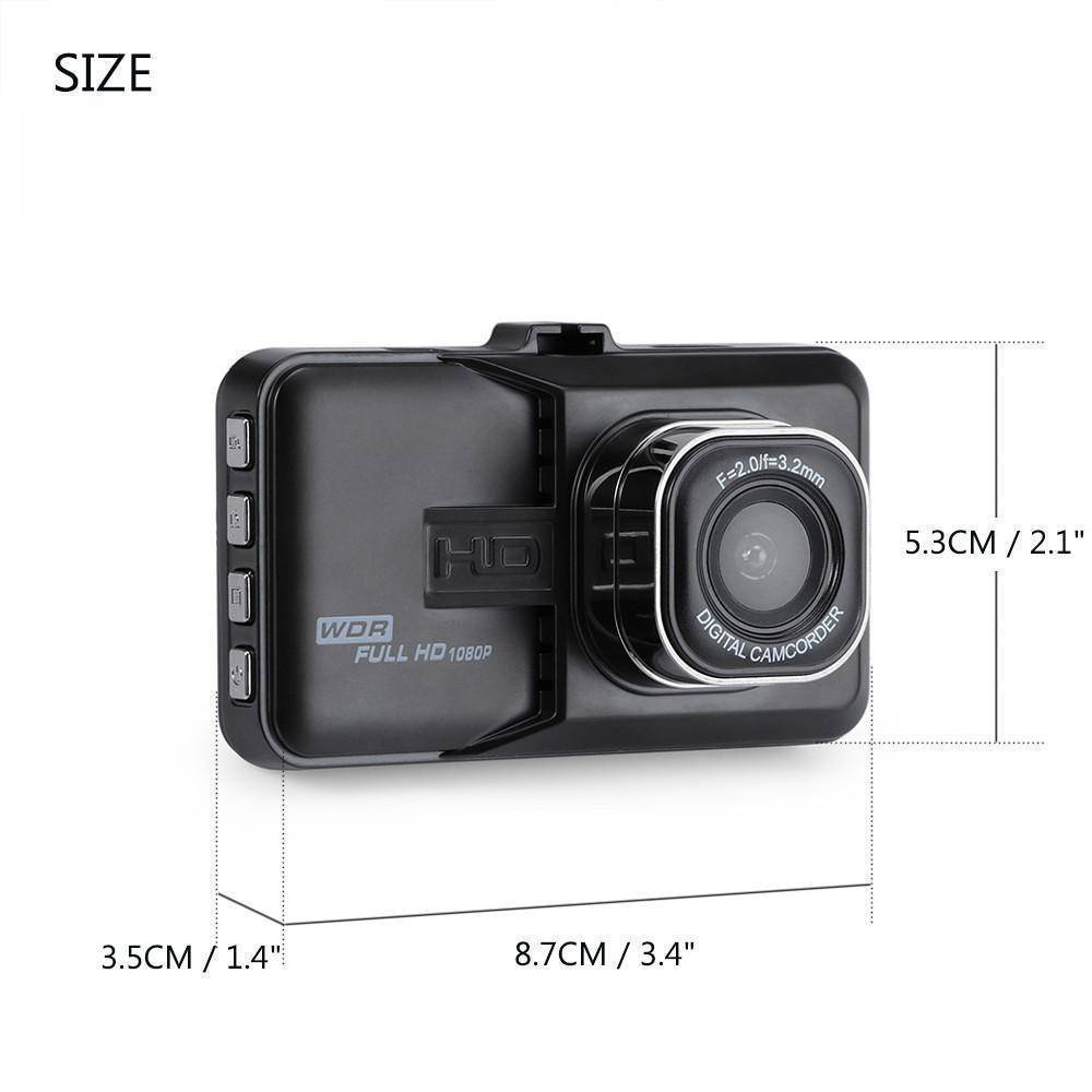 Compact Car Dash Cam 1080P HD Video Recorder