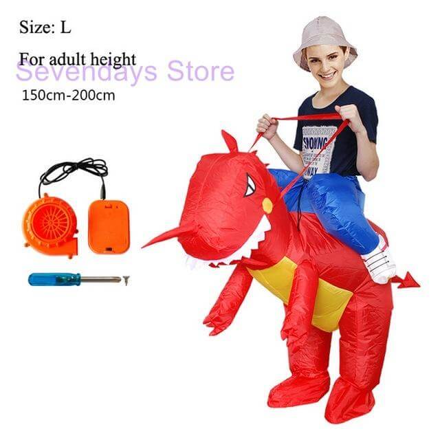 Fun Inflatable Dinosaur Costume Set