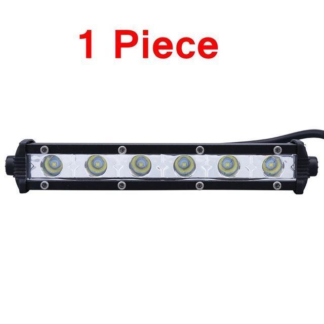 Compact 6 24W LED Off Road Light Bar Waterproof