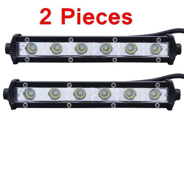 Compact 6 24W LED Off Road Light Bar Waterproof