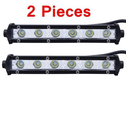 Compact 6 24W LED Off Road Light Bar Waterproof