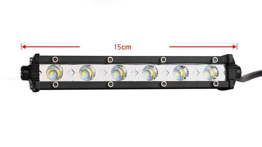 Compact 6 24W LED Off Road Light Bar Waterproof