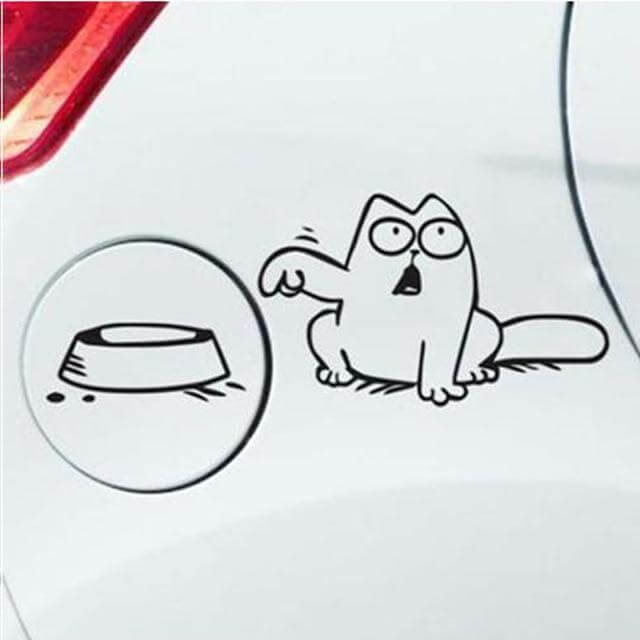 Befez Cute Cat Fuel Tank Cap Cover