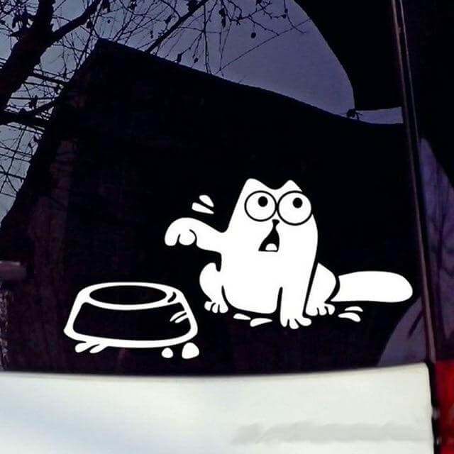 Befez Cute Cat Fuel Tank Cap Cover