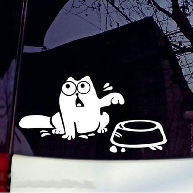 Befez Cute Cat Fuel Tank Cap Cover